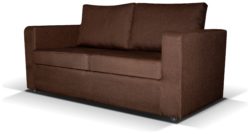 Max - 2 Seater Fabric - Sofa Bed - Chocolate